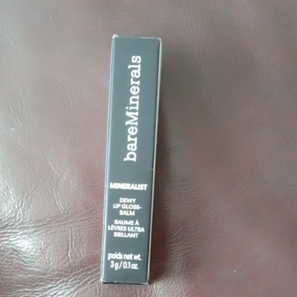 bareMinerals Dewy Lip Gloss-Balm in Black Packaging